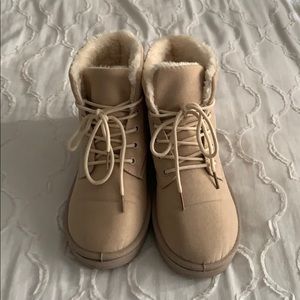 Tan ankle boots